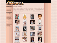 Tablet Screenshot of allbabypics.com